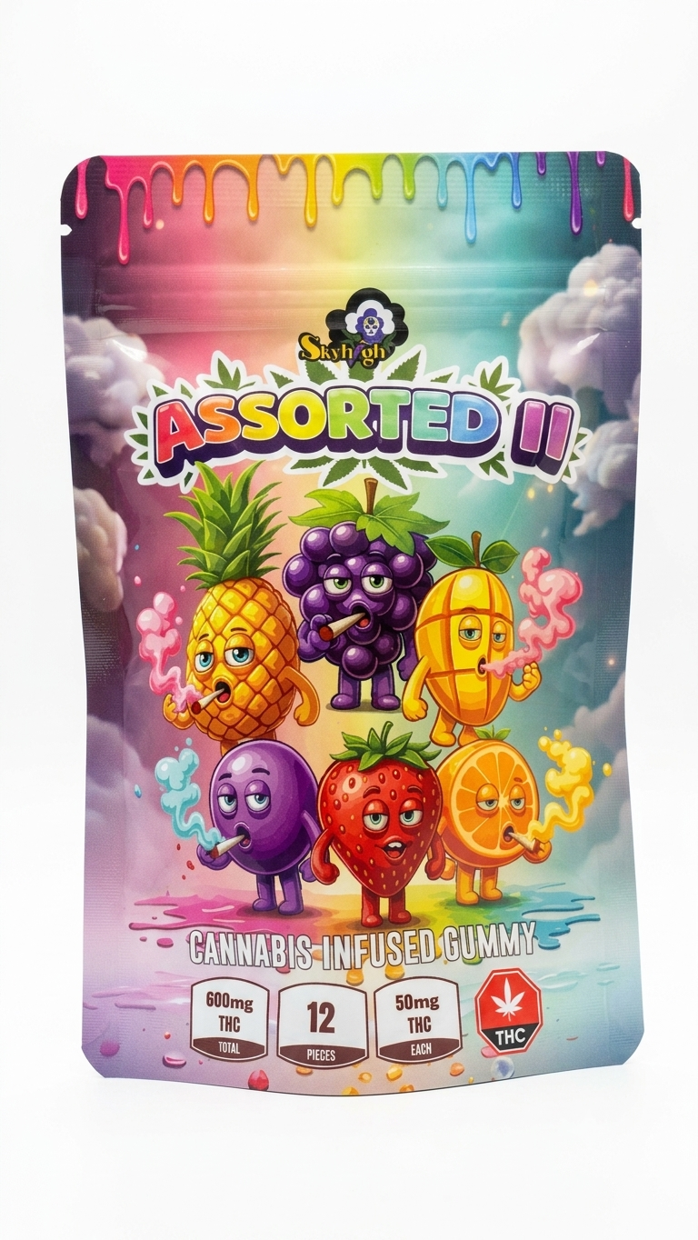 Sky High Edibles – Assorted 2 600mg THC Gummies