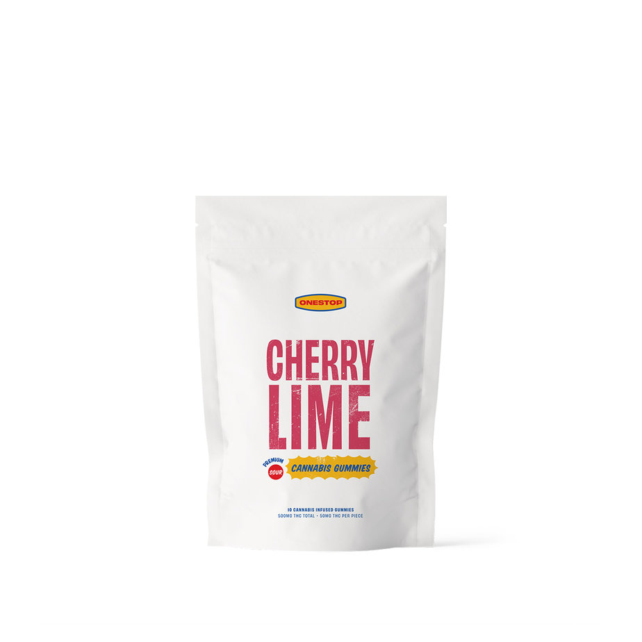 OneStop –  Cherry Lime THC Gummies 500mg