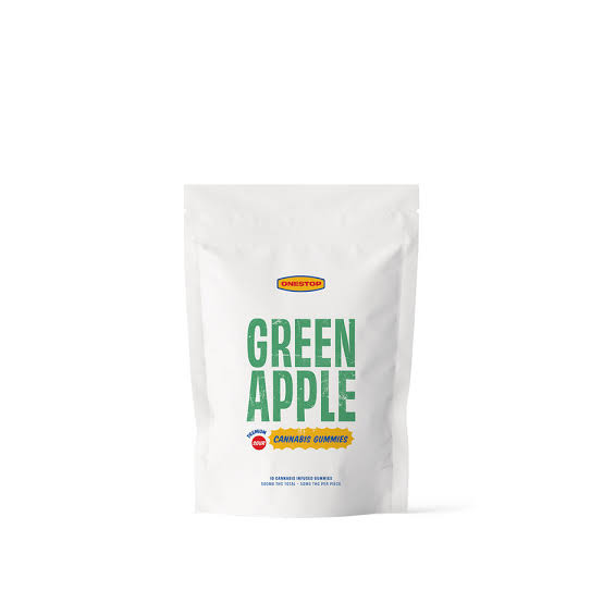 Onestop – Green Apple 500mg THC Gummies
