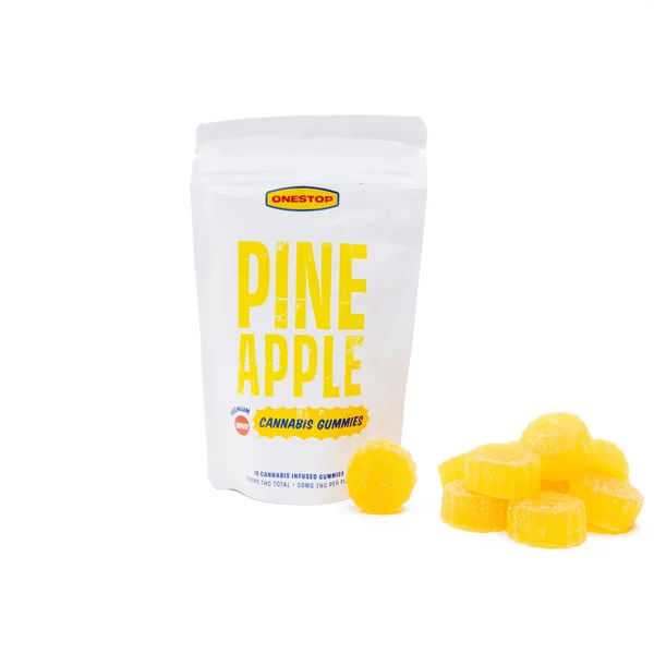 ONE STOP – PINEAPPLE - THC GUMMIES(500mg)