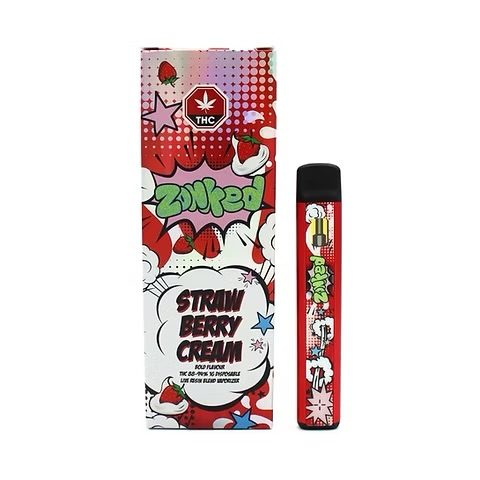 1ML Zonked *Live Resin* Disposable Vape Pen – Strawberry Cream(1g)
