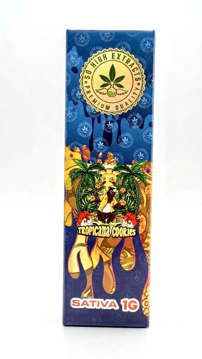 1ML So High Extracts Premium Disposable Pen 1ML THC – Tropicana Cookies