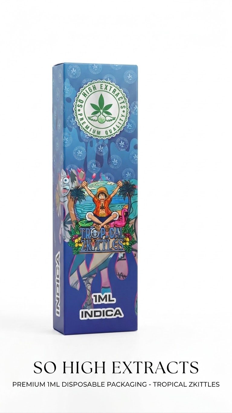 1ML So High Extracts Premium Disposable Pen THC – Tropical Zkittles