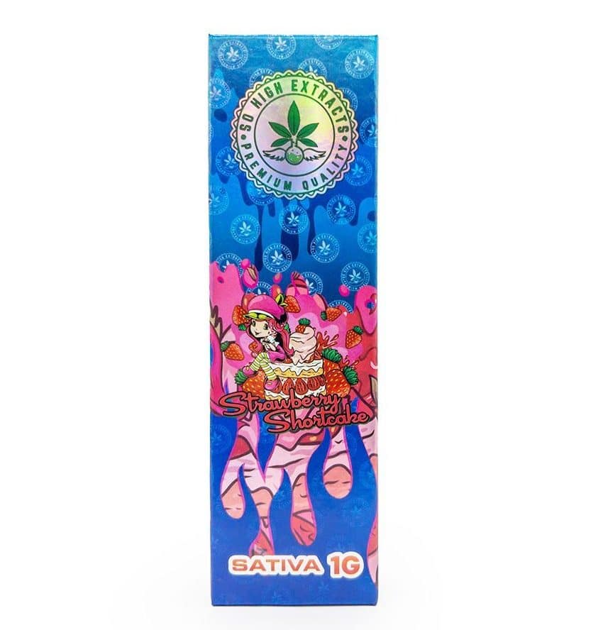 1ML So High Extracts Disposable Pen – Strawberry Shortcake 1ML ( Sativa)