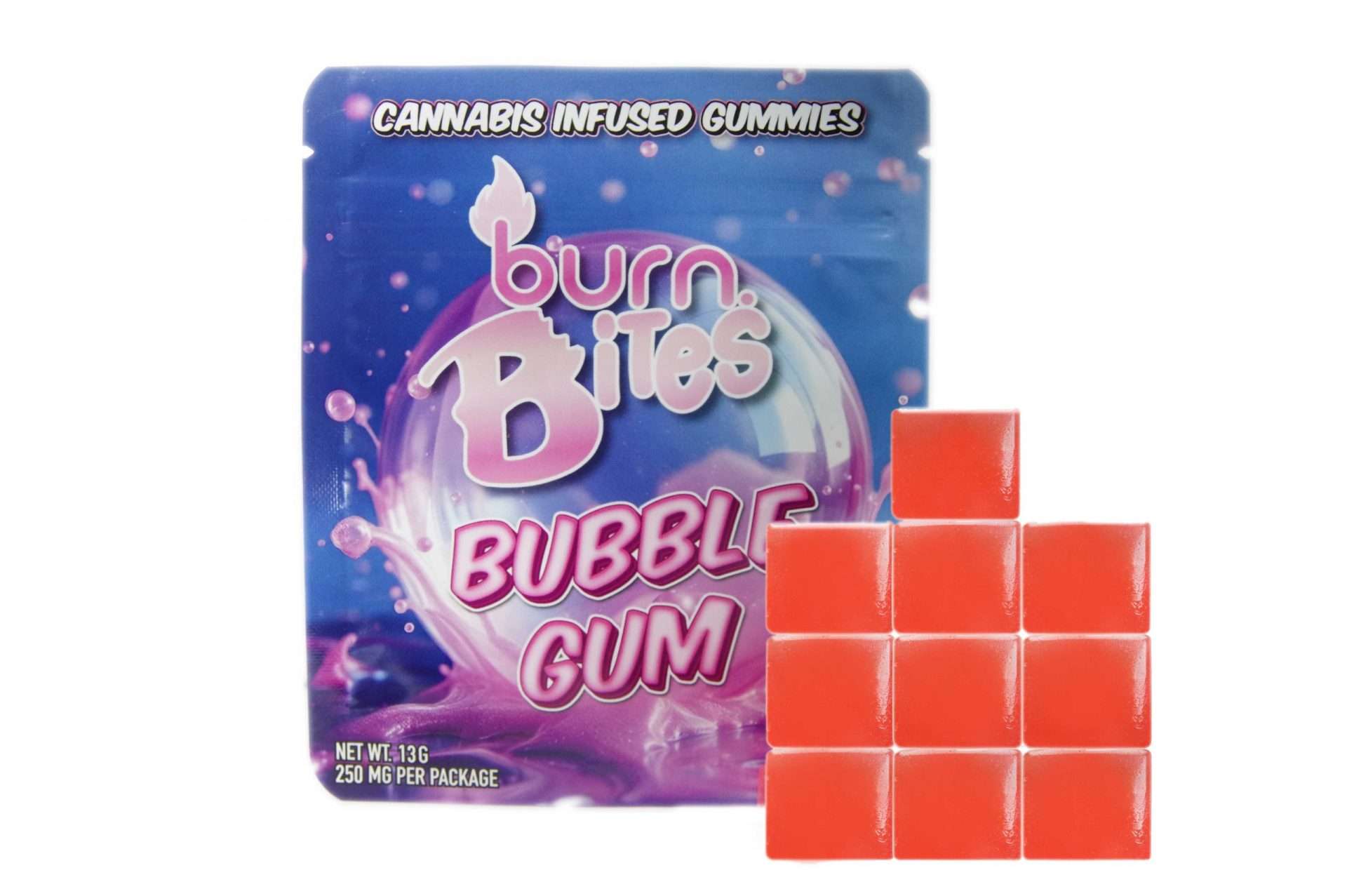 Burn Bites – Bubblegum 250mg (25mg x 10)